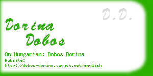 dorina dobos business card